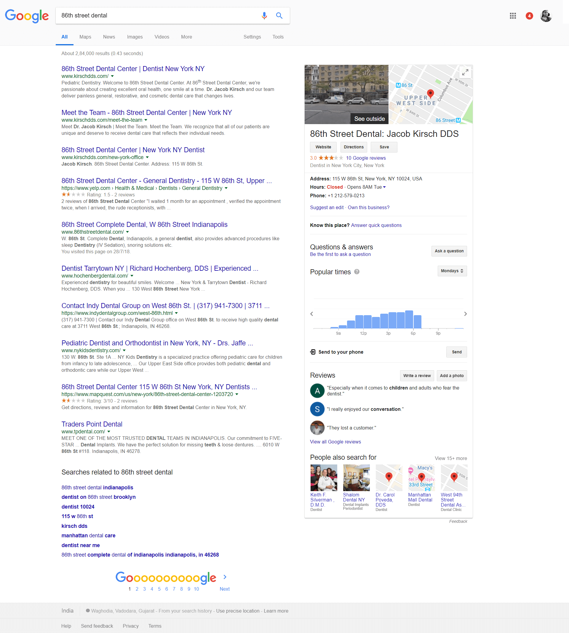 86th Street SEO