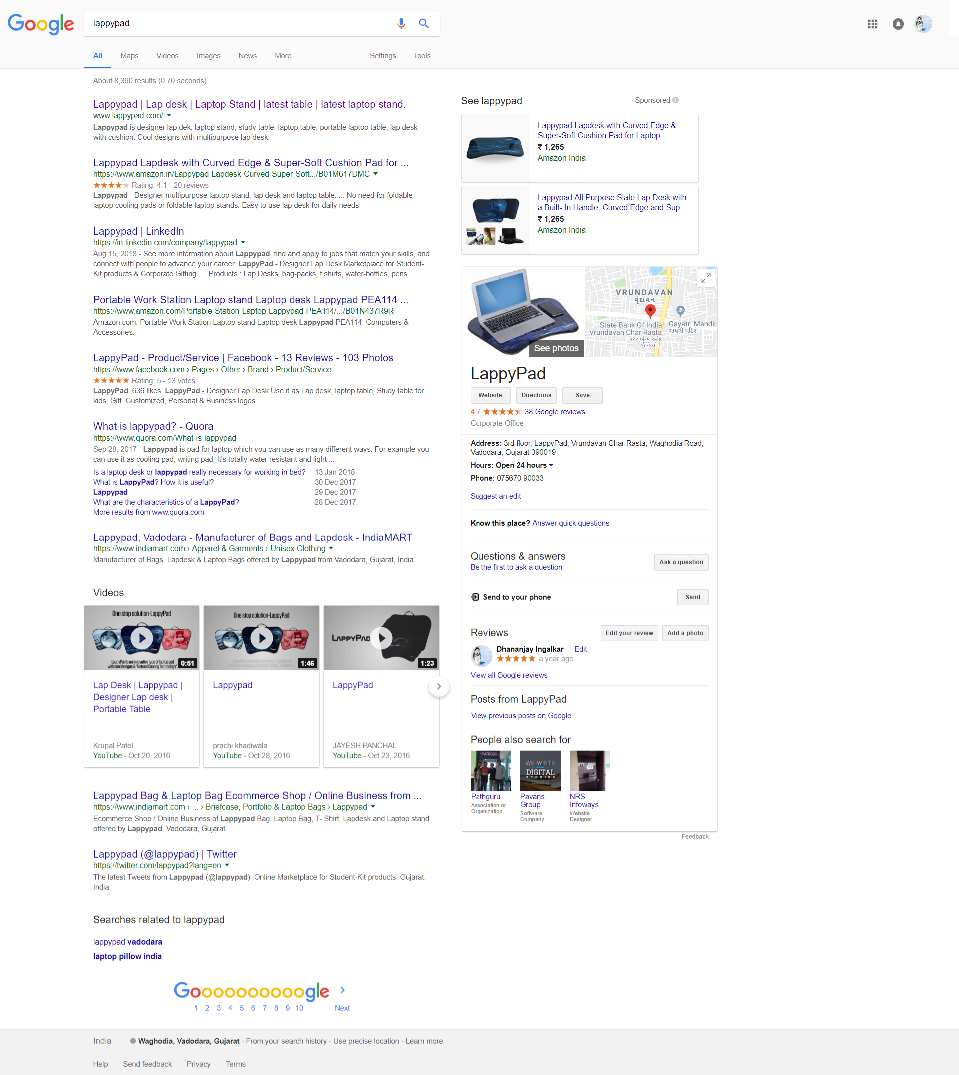 Lappypad SEO